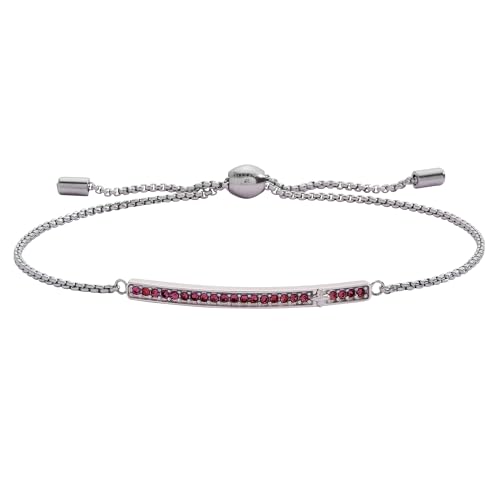 Image of Alex and Ani Pave Bolo Birthstone Bracelet - Stainless Steel Gold /Silver, Perfect for Stacking, Adjustable Birthstone Bracelet for Women, Ideal Gift Jewelry