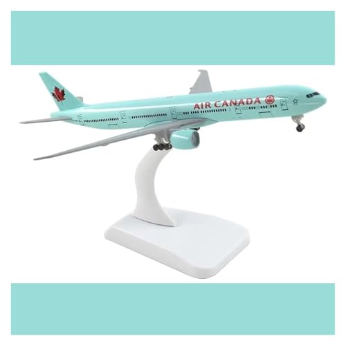 Boeing B777 modelo de avión metálico terminado de 20 cm para decorar sin montar 7