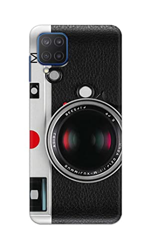 Image of Printed Hard Back Cover Case for Samsung Galaxy M12 Back Cover (Vintage Camera) -702