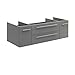 Fresca Lucera 48" Gray Wall Hung Undermount Sink Modern Bathroom Cabinet