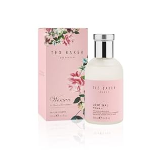Ted Baker Woman Pink Eau de Toilette Spray Floral Green Feminine Fragrance, Opening Notes are Fresh Peach, Bergamot and Tangerine with Warm Musk, Vanilla and Vetiver Base, 100ml