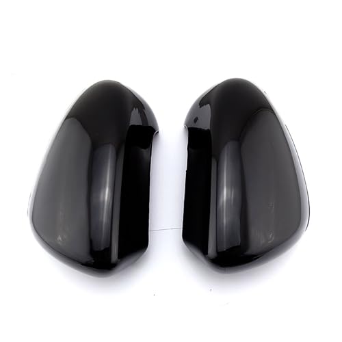 Coque de rétroviseur pour Qashqai J10 protection ABS antichoc noire chromée