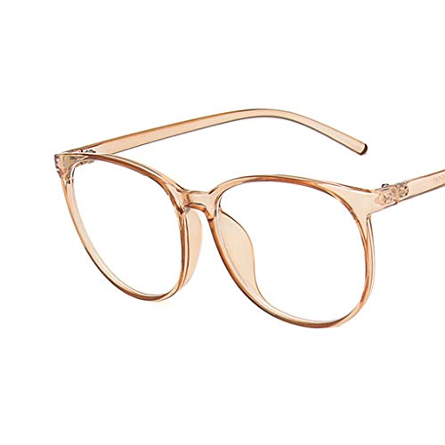 geneic Anti Blauw Licht Bril Blokkerende Filter Ronde Computer Bril Mannen Vrouwen Super Licht Frame Brillen Roze Clear… - Image 3