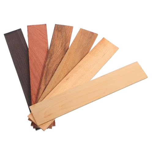 jojofuny 6 Pcs Planks Replacement Garden Strips Veneer Garden Bench Slats Benches Furniture Cedar Hardwood Outdoor Garden Bench Replacement Slats Board Bench Slats Replacement Kit
