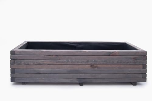 YOURSGARTEN Pflanzkasten Aus Holz - Fertig Montiert & Witterungsbeständig