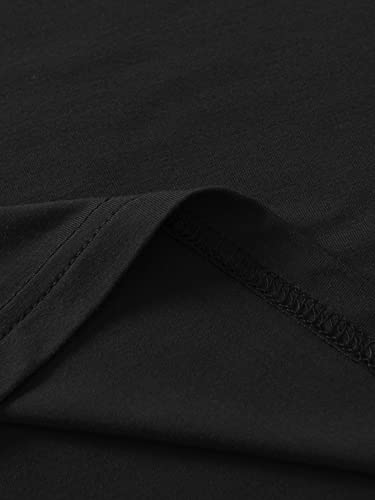 Image of Latuza Men's Viscose Sleep Shirt Soft V-Neck Pajama Tops 3 Pack