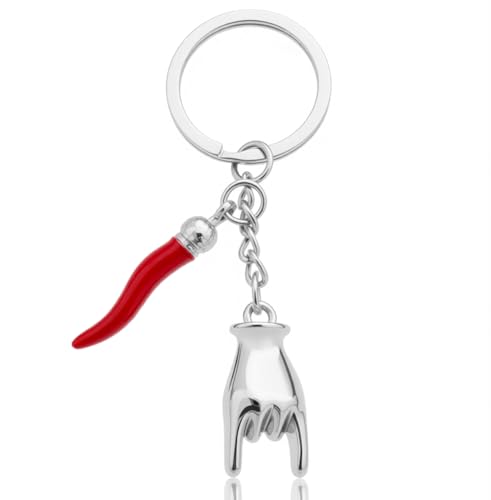 🤘【GESTO NAPOLETANO】: Accessorio scaramantico ideale per chi crede nella fortuna e nella tradizione popolare, la mano cornuta è il gesto scaramantico per eccellenza, regalo significativo per amici e familiari che amano i simboli portafortuna