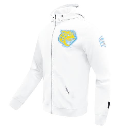 Image of Pro Standard Mens College Classic Chenille Cotton Double Knit Full Zip Hoodie