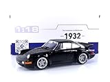 Schwarz Solido kein Porsche 911 (964) Turbo 3.6, S1803404, schwarz, 1/18., 1/18ème