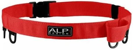 Adjustable Utility Belt with Accessory Rings, Lightweight Polypropylene Gear Belt for Equipment Organization, Non-Safety Use