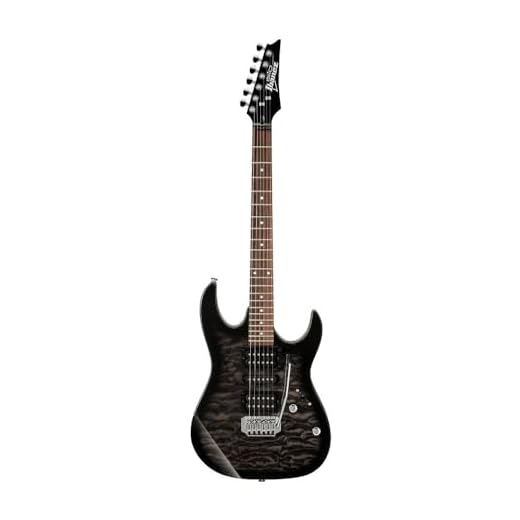 Ibanez GIO Series GRX70QA - Sunburst negro transparente