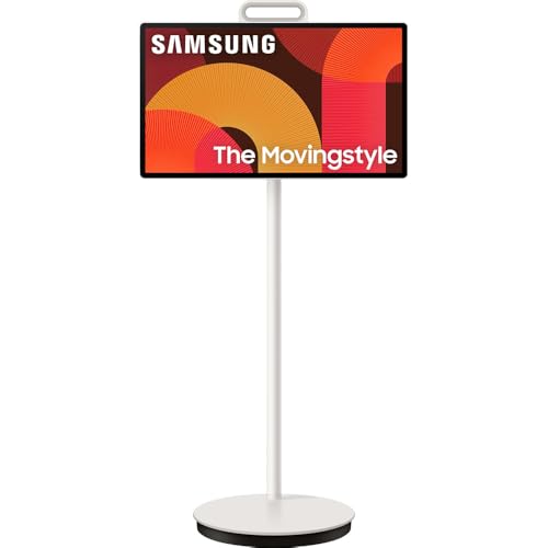 Image of Samsung LSM7F 27 inch The Movingstyle QHD Portable Smart Touchscreen (2025) UN27LSM7FAXXZA Bundle with HW-Q600F 3.1.2ch Soundbar and Subwoofer, 2X HDMI Cable and Deco Gear Home Theater Beginner's Guide
