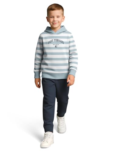 Image of HELLCAT Trendy Co-ords With Hoodie Sweatshirt and Trackpant Clothing Set for Boys