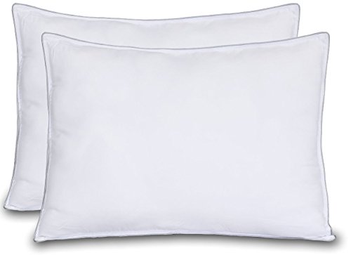 Utopia Bedding Extra Lush Fiber Polyester Filled Pillows - King, 100% Polyester, 2-Pack – 7D Hollow Siliconized Material Retain Shape