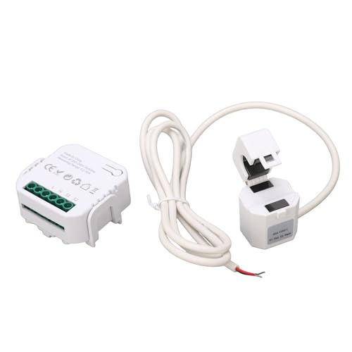 Image of Fafeicy Smart Electricity Meter WiFi Energy Monitor Clamp Real Time Power Consumption Tracking Remote Control for Home Office Energy Management