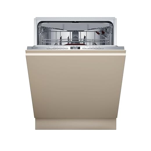 Neff S255ECX15E, N 50, Smarter XXL-Geschirrspüler Vollintegriert, 60 cm, Spülmaschine Made in Germany, Besteckschublade, Chef 70°C – für starke Reinigung, höhenverstellbarer Oberkorb, Smart Start