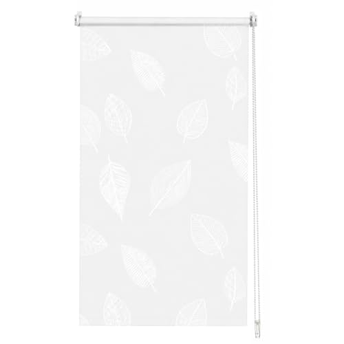 Sekey Lichtdurchlässig Rollo ohne Bohren Seitenzugrollo 100x200cm – Ansicht 1