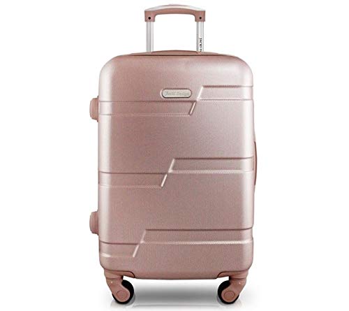 Kit Mala 360 c/ 4 Rodinhas DREAM a Bordo Aceito (ANAC) (55x35x20) + Frasqueira Bagagem de Mão Jacki