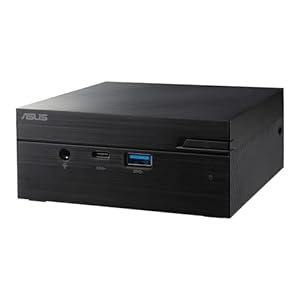 Asus PN41-BC033ZVS1 Mini PC, Mini Ordenador de Sobremesa, Intel Celeron N5100, 4GB RAM DDR4, 128GB SSD M.2, Intel UHD Graphics, Windows 11 Pro, Negro