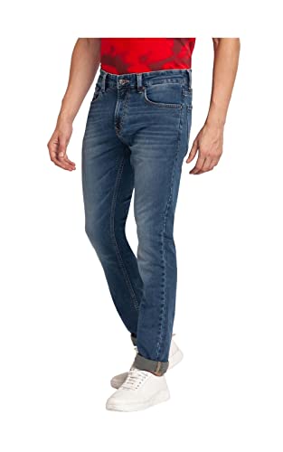 Image of Spykar Men's Rover Regular Fit Mid Rise Casual Jeans