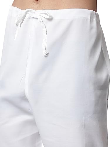 Image of Jompers Men's Cotton Embroidered Straight Kurta Pyjama Set