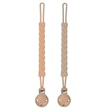 Cadena Chupete Sílice Bebé Sujeta Chupete Cadenas Clips Silicona, Chupeteros...