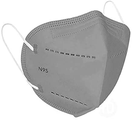 ZROY ENTERPRISE N95 Mask Washable and Reusable N95 Mask Pack of 6 pcs N95 Mask without Valve, Comfortable and Stylish N95 Multicolour Mask Combo Pack for Men & Women (6, GREY)