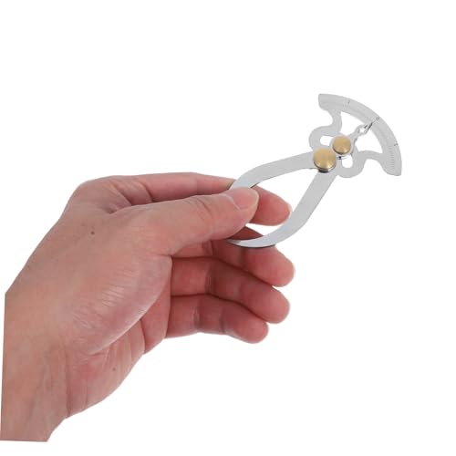 Calibrador medidor de espesores de precisión de acero inoxidable para medición precisa de diámetros exteriores, espesores y espesores de pared, diseño fácil de usar para trabajos en madera y metal miniatura 4