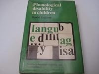 Phonological disability in children 071315845X Book Cover