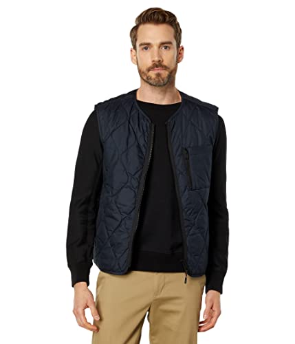 Image of BOSS Men's Padded Lightweight Nylon Zip Up Vest