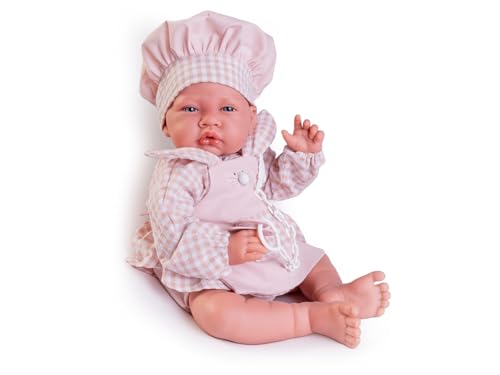 Muñecas Antonio Juan – Muñeca Recién Nacida cocinera con delantal para ti Muñecas Antonio Juan.