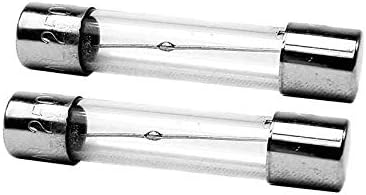 5 x 20MM 12A- Slow Blow Time delay Insurance - Glass Tube Fuse 250V - 2 PCS (T12A)