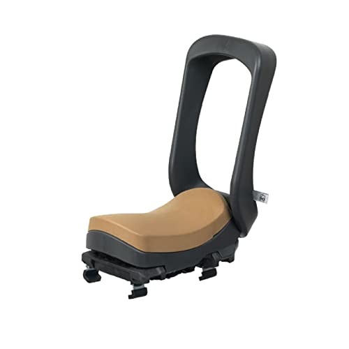 URBAN IKI Kindersitz Junior Bike Sitz Bincho Black/Kurumi Braun 5-10 Jahre (max 35 kg) Trägeranzug (120 bis 175