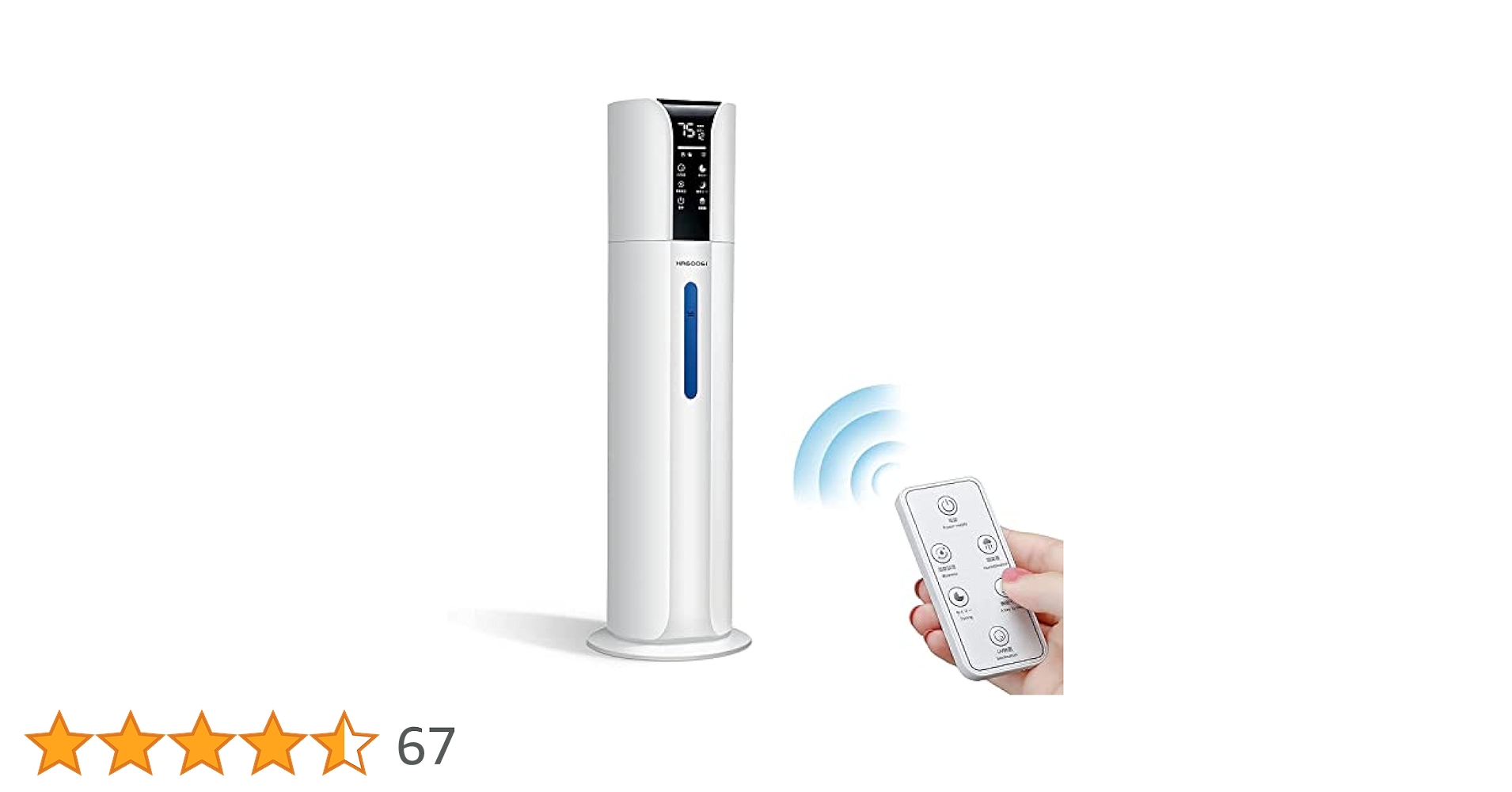 Amazon.co.jp: HAGOOGI (ハゴオギ) 加湿器 大容量 9L UVライト除
