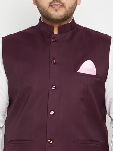 Image of Vastramay Plus Men's Nehru Jacket