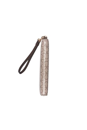 Image of Calvin Klein Women's Key Item Saffiano Continental Zip Around Wallet With Wristlet Strap