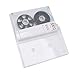 Dpofirs Music Recording Cassette Tape, 46 Minutes Low Noise Reel for Professional Reel Cassette Tape in DIY (BLACK)
