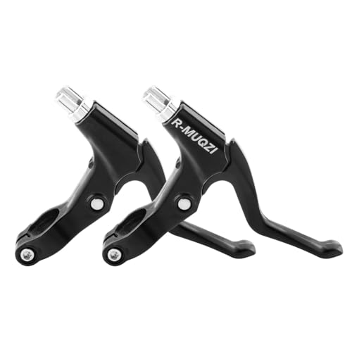 Trkimal Right and Left Bicycle Brake Lever, Aluminum Alloy Brake Handles Road Bike Brake Lever 22mm Diameter for Mountain Bike MTB/BMX(Brake Lever Sets)
