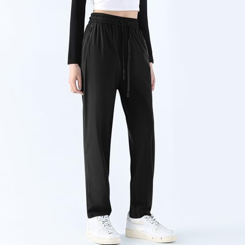 Pants for Women Stretch Plus Size Comfy Pant Drawstring Casual Hiking Golf Pants with Pockets4