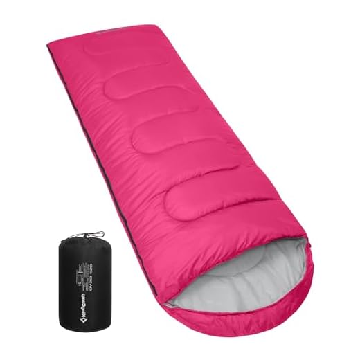 KingCamp Oasis Sac de Couchage 3 Saisons 4 Tailles Disponibles (Enfant, Adulte, Extra-Grand et Extra-Grand Double) en 6 Couleurs