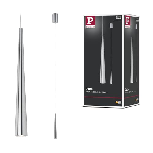 Paulmann 709.29 Gutta Pendelleuchte LED 1x7W Alu geb 230V Metall