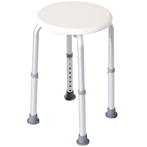 HOMCOM Tabouret de Douche Réglable