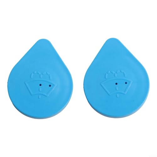 NbgrvB 28913AX600 Lot de 2 bouchons de bouteille de lave-glace en plastique pour Nissan Micra Note K12 E11 Bleu