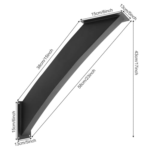 Soporte angular de arco a 45 grados para pérgolas, kit resistente de conectores para estructuras de madera: gazebos, casas de árbol, cabañas y patios (4 piezas) miniatura 2