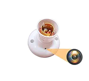 AYIKA Spy Bulb Holder Camera, Socket 1080P HD Wi-Fi Camera 2024 Newest Version Security Indoor Video Recorder, Support iOS/Android