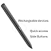Slim Digital Pen for Lenovo Digital Pen 2, Slim Rechargeable Pen Replacement DigitalPen 2 Compatible with Lenovo Yoga 6 for Yoga 7/9, IdeaPad Flex 5, ThinkBook