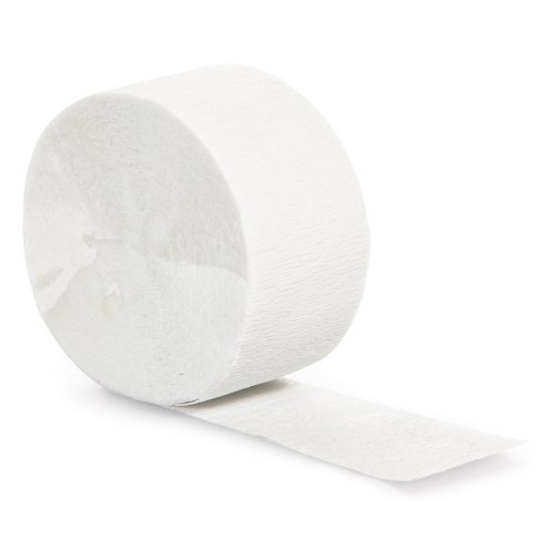 Rolo de papel crepom Touch of Color, 12 unidades, branco