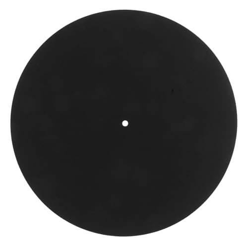 Yardwe Turntable Platter Mat Felt for Vinyl Record Players Enhances Audio Clarity Sound Depth Stylish Addition to Home Phonograph Setup