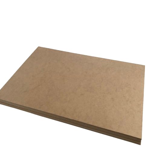 Trustleaf 3mm Sheets of Value MDF 400mm x 600mm - SECONDS - Approx 16" x 24" - Pack of 5