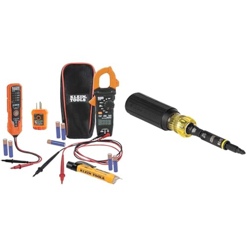 Klein Tools CL120VP Electrical Voltage Test Kit with Clamp Meterds ...